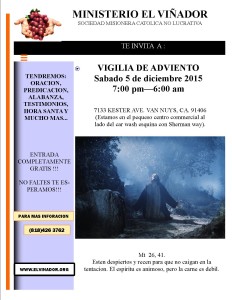 VIGILIA DE ADVIENTO